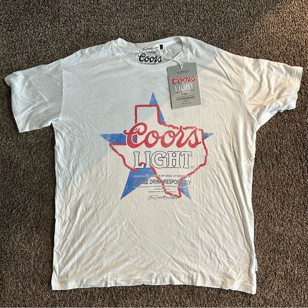 Coors Light The Laundry Room Texas Oversized Shirt